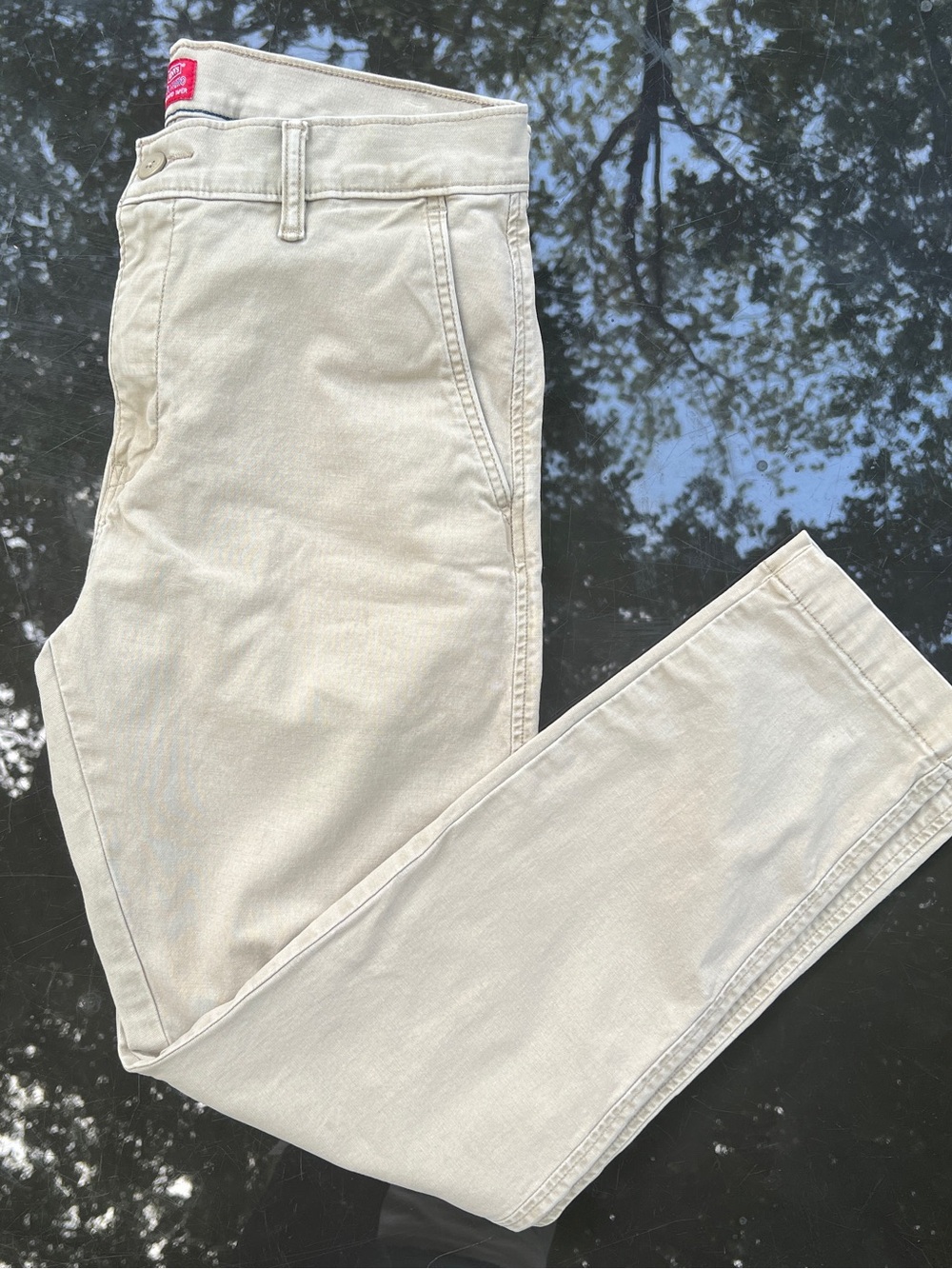 Levi's Light Beige Men's Chino Pants - Straight Casual Fit